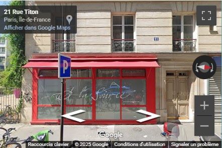 Vue de la rue du cabinet de kinesiologie Paris 11